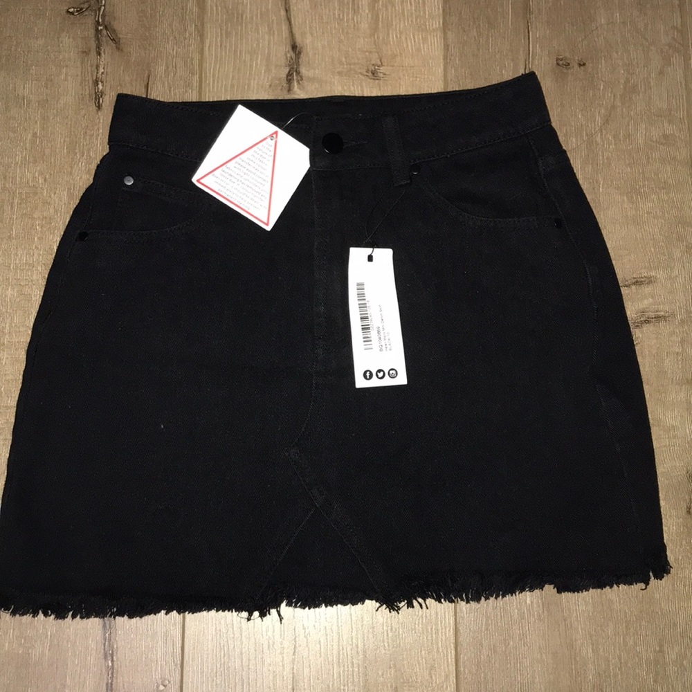 Boohoo denim skirt